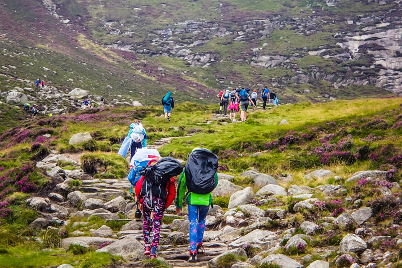 Trekkingtour auf der Sprachreise für Jugendliche in Irland