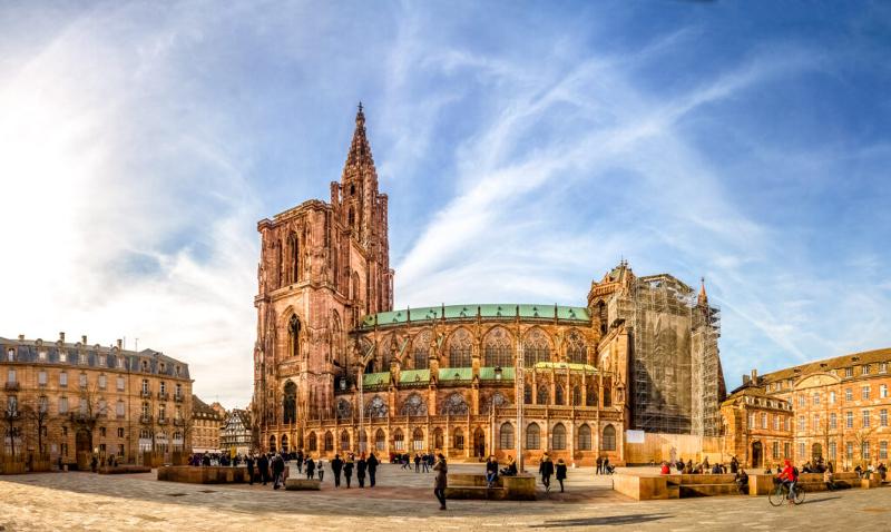 Besuch vom Straßburger Münster im Feriencamp Deutschland