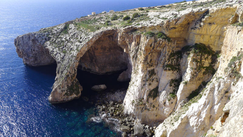 Küste auf der Sprachreise Malta