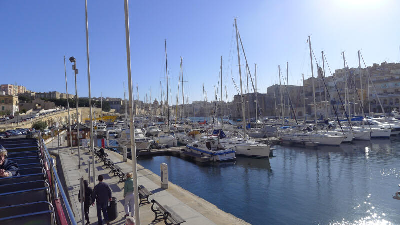 Hafen auf der Sprachreise Malta
