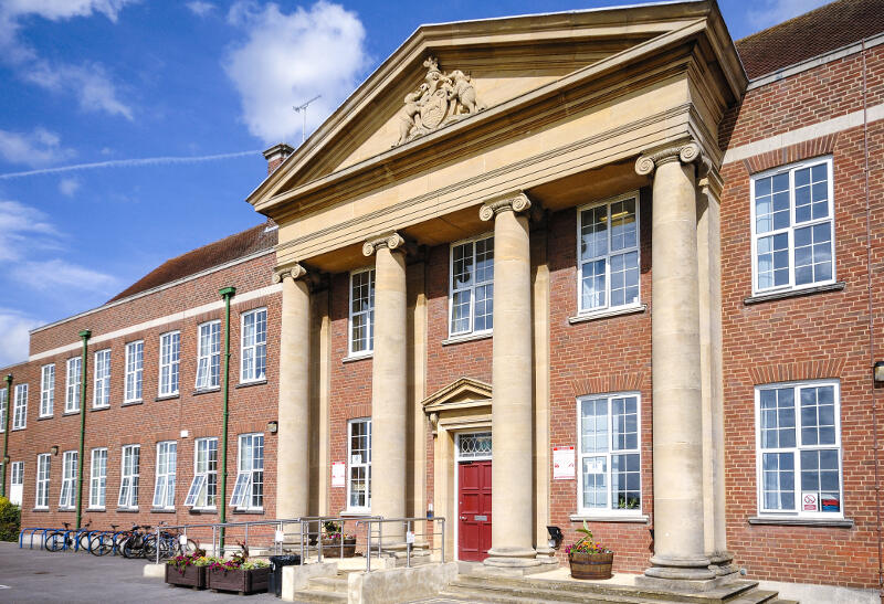 Schönes Gebäude auf der Sprachreise England