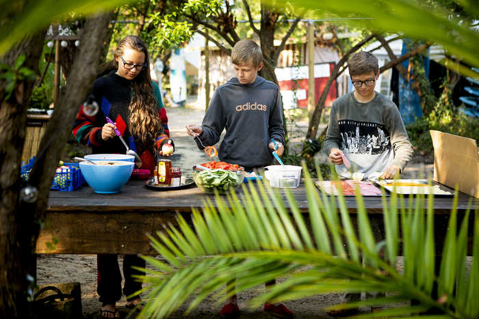 Frühstücksbuffet auf der Surffreizeit