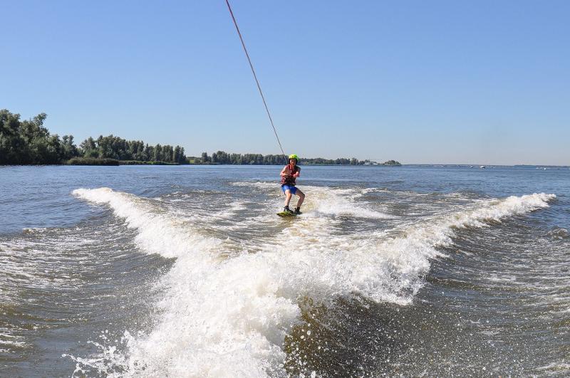 Wakeboarden im Kitesurf Camp