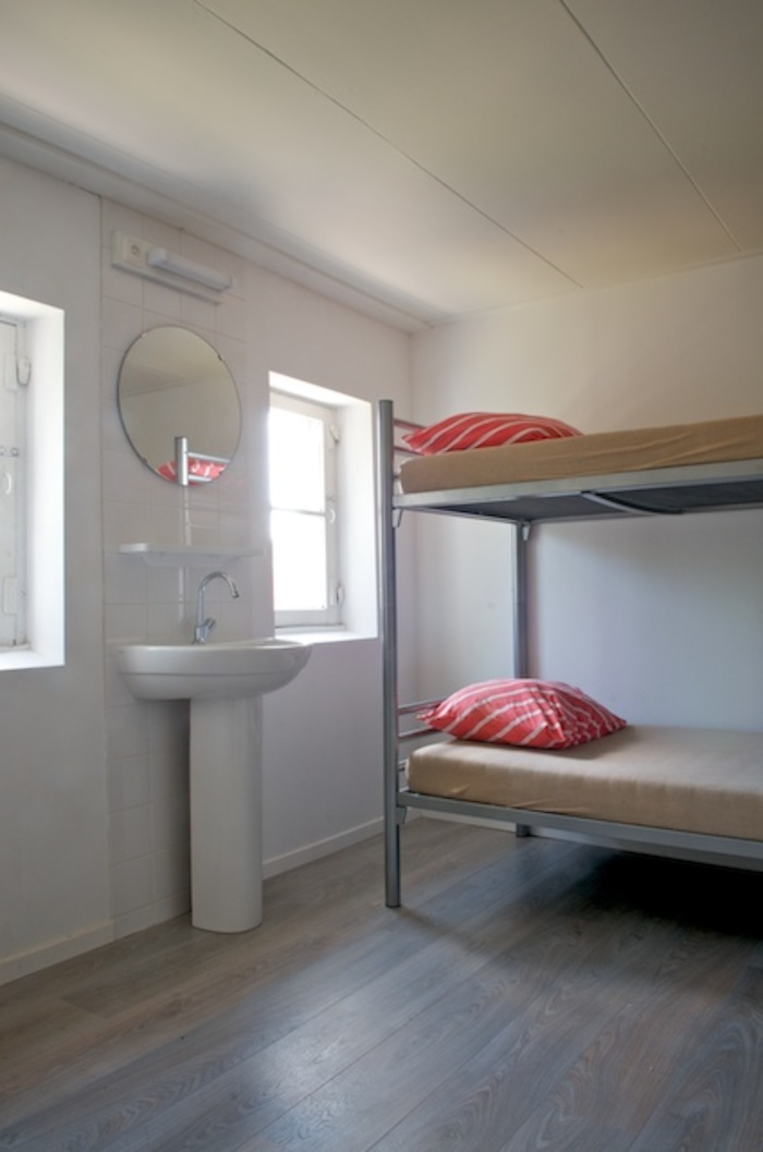 Stockbett im Camp in Holland