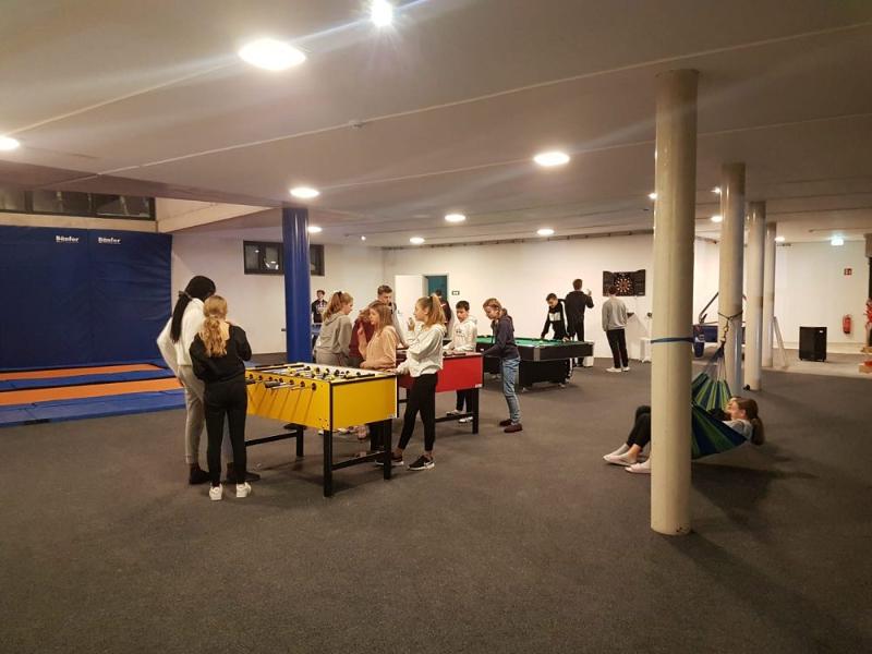 Freizeitraum im Ski- und Snowboardcamp im Zilltertal