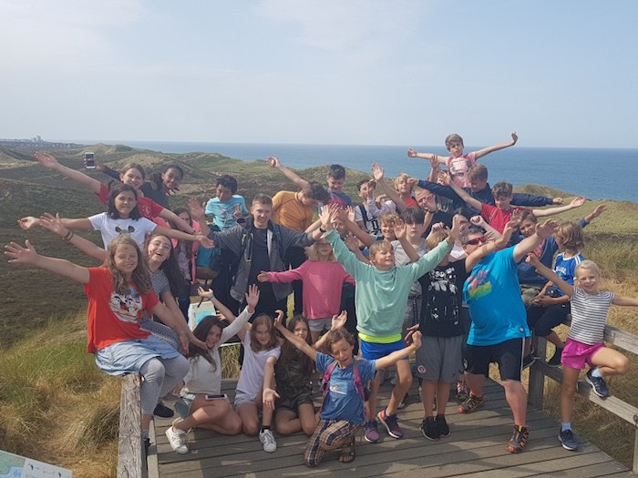 Ausflug in die Natur im  Sommercamp auf Sylt
