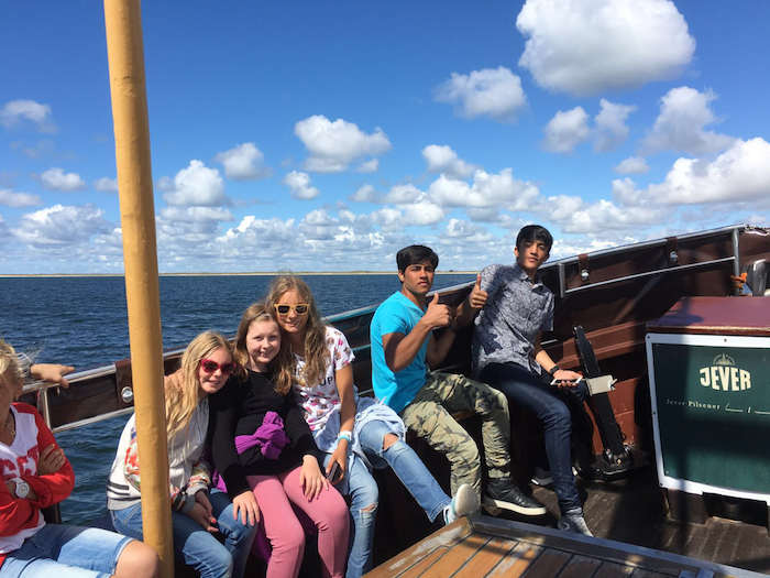 Bootsfahrt im Sommercamp auf Sylt