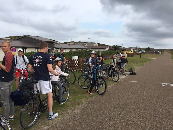 Fahrradtour im Sommercamp auf Sylt