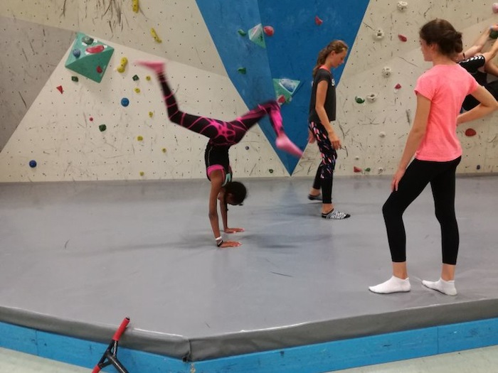 Kletterhalle vom Sommercamp auf Sylt