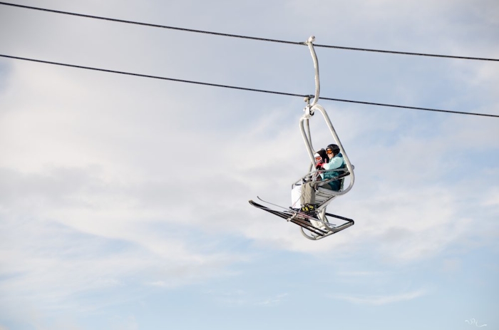 Sklilift im Wintercamp in Kössen