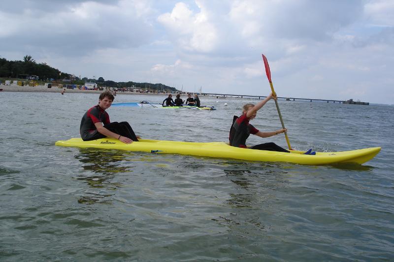 Kanu fahren im Actioncamp Ostsee