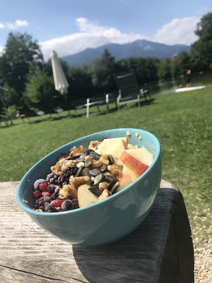 Müsli auf der Jugendreise Kärnten