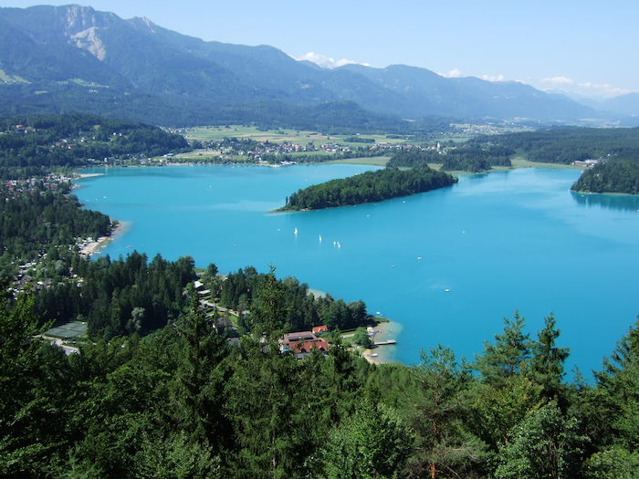 Aussicht See auf der Jugendreise Kärnten