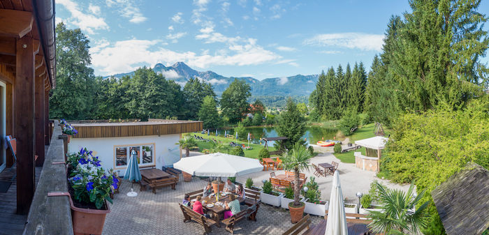 Ausblick Unterkunft auf der Jugendreise Kärnten