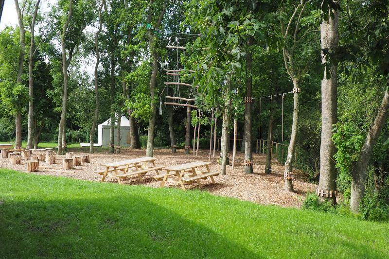 Hochseilgarten im Angelcamp Ostsee