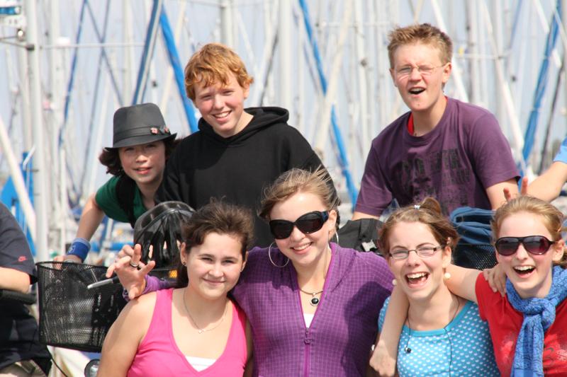 Gruppenfoto im Kitesurf-Camp Ostsee
