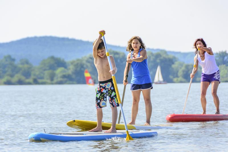 SUP Boarden im Kitesurf-Camp Ostsee