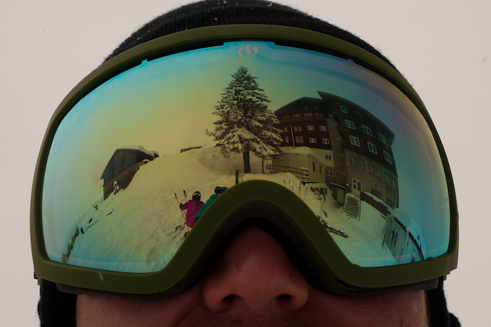 Skibrille im Skilager in Österreich