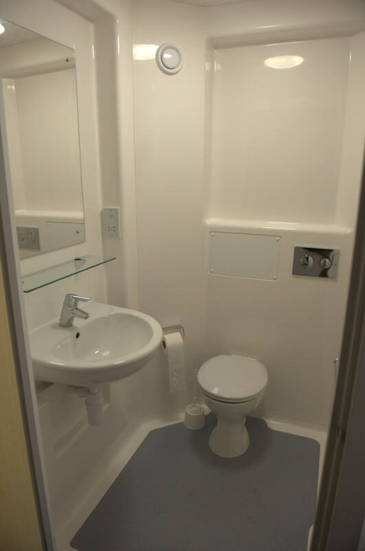 Badezimmer in der Unterkunft auf der Sprachreise England