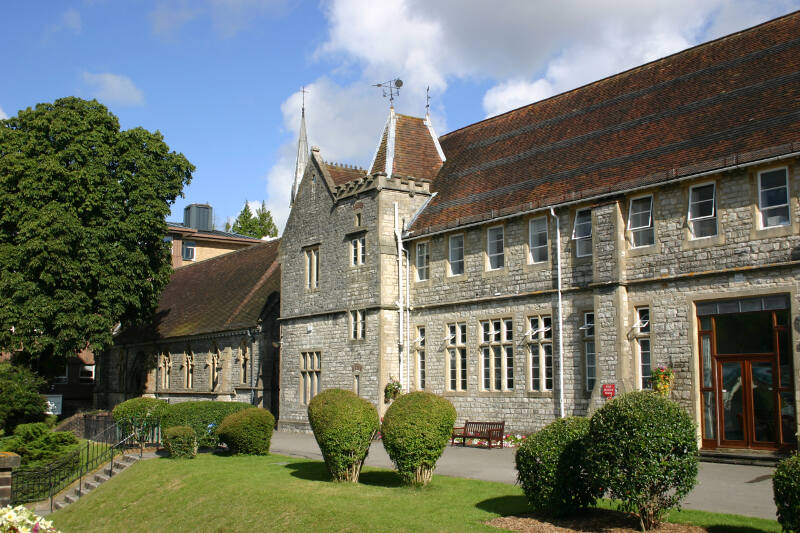 Älteres Gebäude auf der Sprachreise England