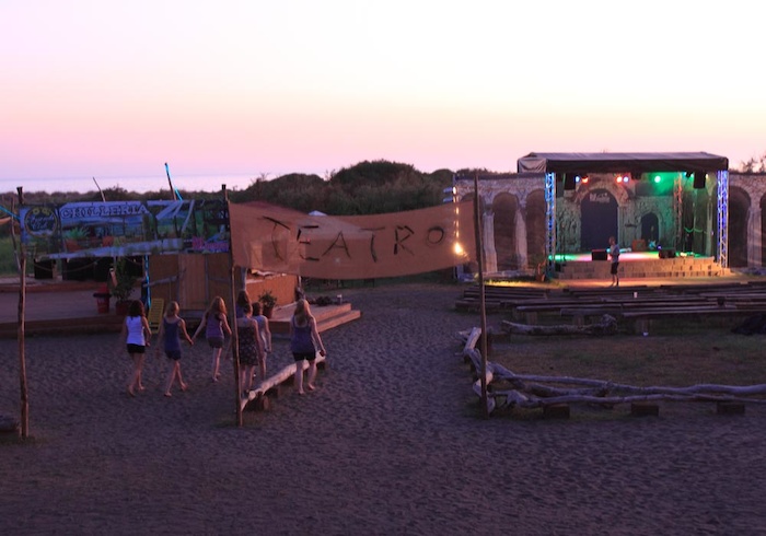 Theater Aufführung im Jugendcamp