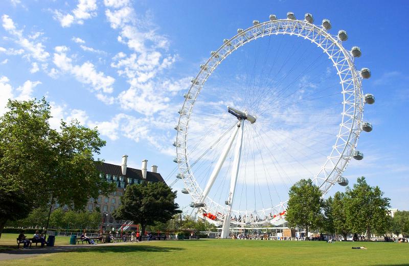 Besuch des Riesenrad London Eye während einer Sprachreise