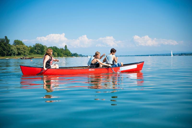 Kanu fahren im Actioncamp am Bodensee