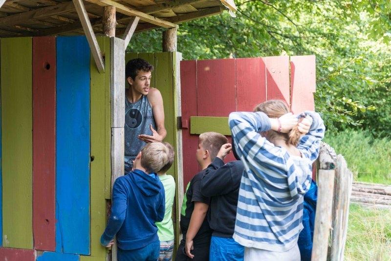 Gespräche auf der Toilette im Abenteuerurlaub Kinder Österreich