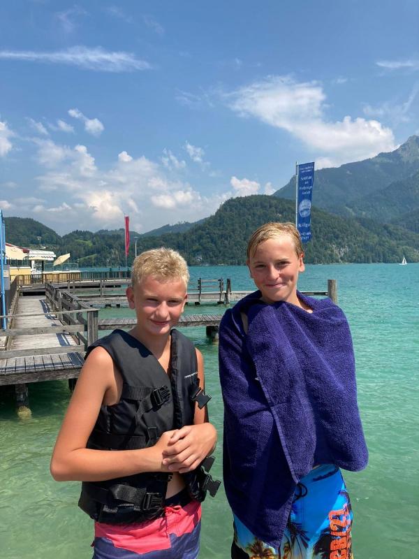 Baden im Englischcamp Salzburg