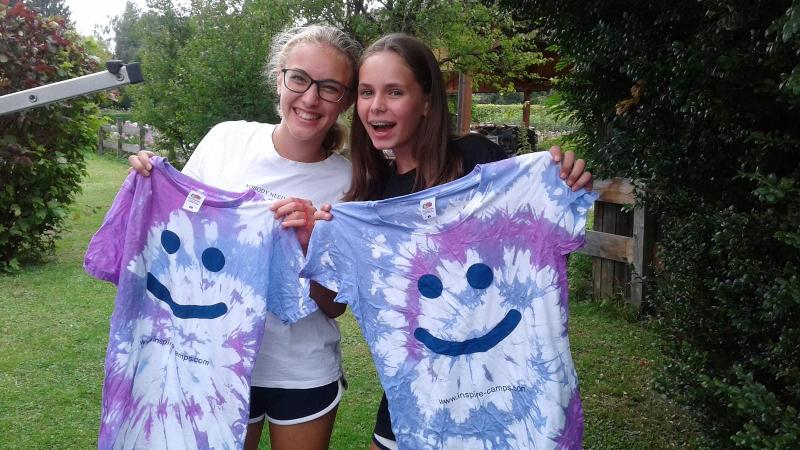 Batik T-Shirt im Englischcamp Salzburg