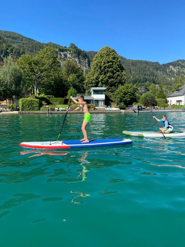 Paddeln im Englischcamp Salzburg