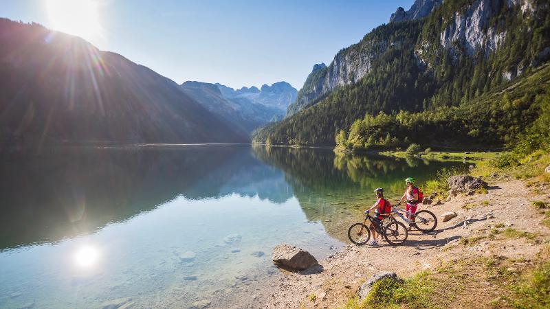 Fahrradtour im Ferienlager am See