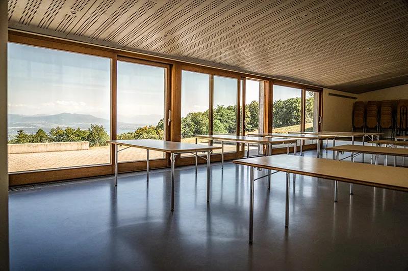 Klassenzimmer im Feriencamp Schweiz