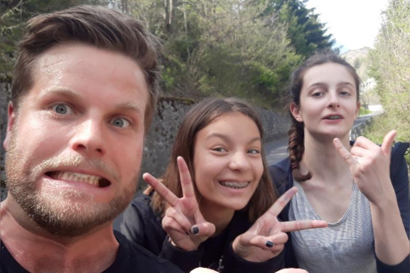 Lustiges Selfie im Feriencamp Schweiz