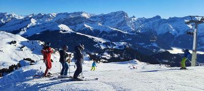 Englisch Ski- und Snowboardcamp in der Romandie - Romandie