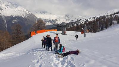 Englisch Ski- und Snowboardcamp im Wallis in der Schweiz - Liddes-St.Bernhard