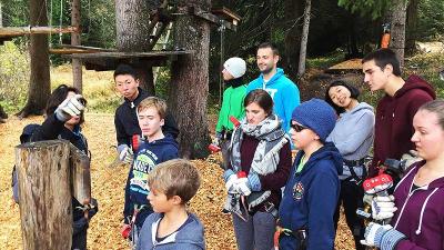 Sport- und Abenteuercamp im Wallis in der Schweiz Herbst - Liddes-St.Bernhard